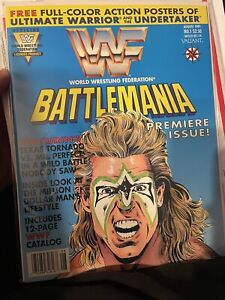 WWF Battlemania #1 Valiant 1991 Complete w/ Poster & Inserts  WWE High Grade