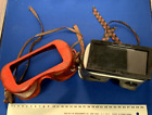 Vintage Fibre Metal Welding Solo Goggle & Jackson Swirled Red Goggle