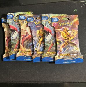 Pokemon TCG: Sleeved Breakpoint Booster Packs Factory Sealed