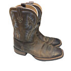 Ariat Quickdraw Mens Western Brown Leather Cowboy Boots Size 11.5 D 10006714 ATS