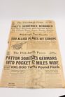 3 Vtg Pittsburgh Press Partial Newspapers - WW2 - July 16, Nov 11, 1943 - Dec 30