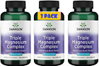 Triple MAGNESIUM complex 400mg 300 capsules (3x100) For Nerve Muscle Bone Health