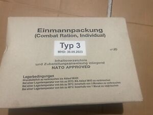 German MRE Pack EPA Bundeswehr Einmannpack RCIR Army 24h Combat Ration Military