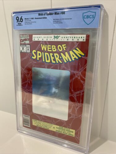 New ListingWeb of Spider-Man #90, CBCS 9.6 (Not CGC) - Newsstand Edition