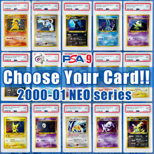 PSA 9 NEO Genesis Discovery Revelations Destiny Pokemon Japan CHOOSE YOUR CARD