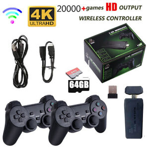 Dual 2.4G Wireless Premium Controllers 20000+ Games 4K HDMI Retro Game Console