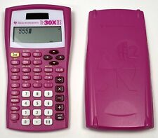 New ListingTEXAS INSTRUMENTS Pink Solar TI-30X IIS Scientific Calculator Tested WORKS