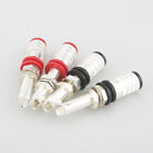 4Pcs/Lot CMC-858-L-AG Silver Plated Speaker Terminal Binding Post High Quality