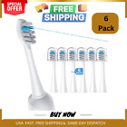 6 Pack Toothbrush Replacement Heads Compatible with WaterPik, Sonic Fusion 2.0.