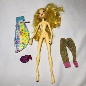 Winx Club Flora Pixie Fairy Dolls Mattel 2004 & Accessories Lot Dress Doll