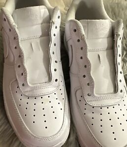 Size 8 - Nike Air Force 1 Low '07 White NO LACES