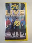 The Wiggles Live Hot Potatoes VHS 2004 Kids Family Rare Yellow Clamshell SEALED
