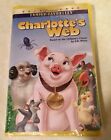 Charlotte’s Web Yellow Clamshell VHS Video Tape 2001 Paramount, EB White, SEALED