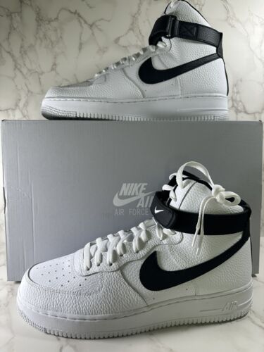 Nike Air Force 1 High '07 White Black CT2303-100 Men's Size 13 Shoes New W Box