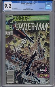 WEB OF SPIDER-MAN #31 CGC 9.2 KRAVEN'S LAST HUNT WHITE PAGES NEWSSTAND