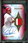 Barry Larkin 2021 Topps Diamond Icons Red Auto Relic 4/5 SPA-BL Reds HOF