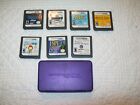 New ListingNINTENDO DS SYSTEM GAME LOT OF  7   GAMES ALL TESTED WORKING PLUS A PLASTIC CASE