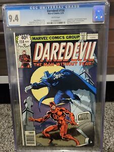 DAREDEVIL #158 (CGC 9.4) 1979 First artwork on Daredevil title by Frank Miller!