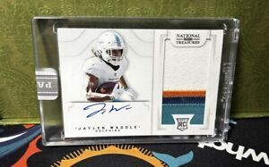 New Listing2021 Jaylen Waddle 1/1 White Box National Treasures RPA!