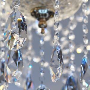 Pack Of 24 Teardrop Chandelier Prisms Candle Chandelier Crystal Pendants Glass