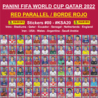 Panini World Cup QATAR 2022 - RED PARALLEL - Stickers #00 - #KSA20