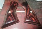 New ListingSet of Unused Mahogany Grips with Box, Ruger Security Six, jay Scott