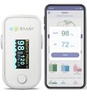 Finger Pulse Oximeter Blood Oxygen Monitor Heart Rate Monitor Bluetooth NEW