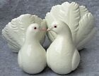 Vintage Lladro #1169 Figurine Pair of Anniversary Doves Kissing White Love Birds