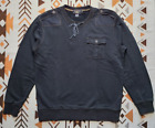 Double RL RRL Ralph Lauren Distressed Cotton-Blend Fleece Sweatshirt Sweater
