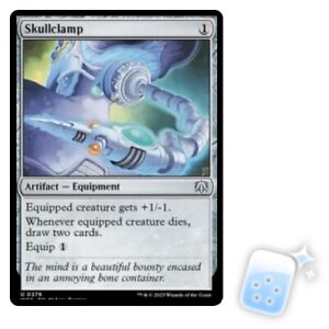 SKULLCLAMP March Of The Machine: Commander Magic MTG MINT CARD
