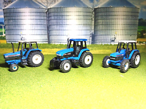 1/64 Ford/New Holland Tractor Lot 8870 FWD, 8240 Fwd, 7840