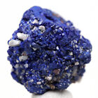 Azurite Specimen DEEP BLUE Crystal Cluster Mineral MOROCCO w/ ID card