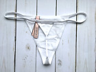 Victoria's Secret - S Cotton V-String Panty - White - Small Thong