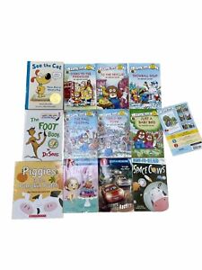 Lot of 12 Children's Early Readers Pre-Level 1 My First Shared I Can Read Seuss