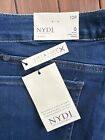 NWT NYDJ Jeans SZ 12P 12 Ankle Blue Lift Tuck Technology Style P10M45T