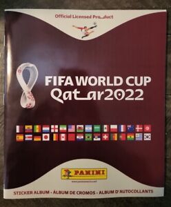 2022 FIFA WORLD CUP QATAR OFFICIAL STICKER COLLECTION ALBUMS ONLY  SOFT COVER