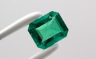 1.4 Carat Emerald Cut GIA Certified Fine Natural Colombian Emerald Loose Gemston