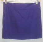 Women's J. Crew 100% Cotton Purple Mini Skirt 4
