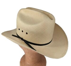 Resistol Cowboy Hat 6 3/4 6X Straw