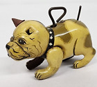 ANTIQUE WIND UP TIN TOY DOG MADE IN JAPAN DOES WORKS MISSING 1 EAR TIN TOY