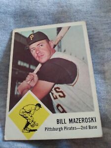 1963 Fleer #59 Bill Mazeroski