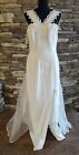 BRIDAL ORIGINAL Wedding Gown White Ivory Simple Elegant Sz 13 14 NWT 3685S $275