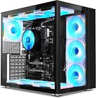 S580 ATX Mid-Tower PC Case, Desktop Gaming Computer Chasssis, Front I/O USB T...