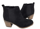 Sonoma Women's Spaniel Black Zip Comfort High Heel Ankle Boots Size:9.5 132MN