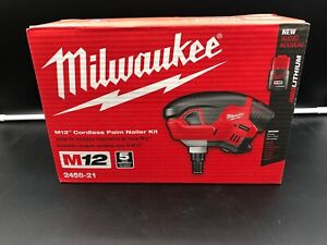 Milwaukee 2458-21 M12 12V Palm Nailer Tool - Red