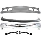 Front Bumper Valance Kit For 2000-2004 Chevy Suburban 1500 RWD 4WD Chrome Steel