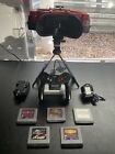 Nintendo Virtual Boy Console + 5 Games (Both Lens Soldered - Permanently Fixed)