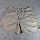 Levis 579 Shorts Mens 38 Brown Canvas Chino Cotton Hiking Outdoor Casual Baggy