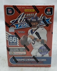 Panini 2022 Absolute Football Trading Cards 66 Cards Total NFL Blaster Box NEW