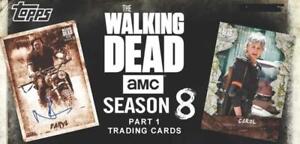 2018 Topps Walking Dead Season 8 Part One Cards Autograph/Relic Pick From List